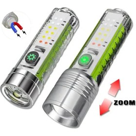 Resim 2023 Seri 8 Mod Şarjlı Yeni Nesil El Feneri WT-609 
