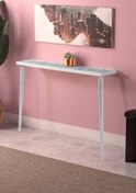 Resim bluecape Esperanza 122x20cm Doğal Masif Ayaklı Beyaz Dresuar 
