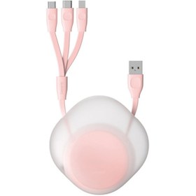 Resim Marcador Baseus Lets Go Type-c 3a,iphone,micro Usb 3in1 Çoklu Başlık Usb Şarj Kablosu 