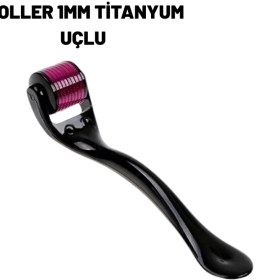 Resim Savarga Ev Tipi Mikro Iğneli Cilt Bakım Aleti - 1 mm Titanyum Roller 