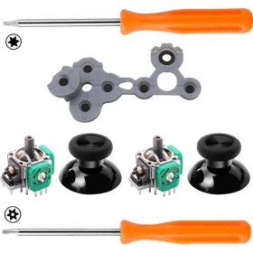 Resim Xbox One Analog Motor Topuz T6 T8 Tornavida İç Lastik Tamir Seti Yedek Parça Kol Tamiri XT03 