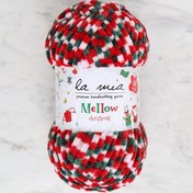 Resim La Mia Mellow Christmas Gümüş simli El Örgü İpi - 