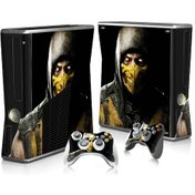 Resim Aircraft Jzcat Xbox360 Slim Konsol Tam Gövde Çıkartması Ve Joystick Çıkartması-1 