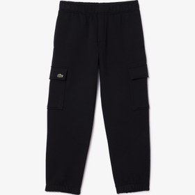 Resim Lacoste Classic Çocuk Siyah Eşofman Altı 