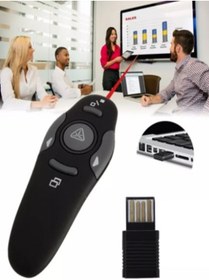 Resim gaman Wireless Presenter Kablosuz Lazerli Sunum Kumandası Lazer Sunum Kalemi 