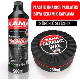 Resim Plastik Onarıcı Ve Parlatıcı Boya Seramik Koruma Wax 2'li Set 