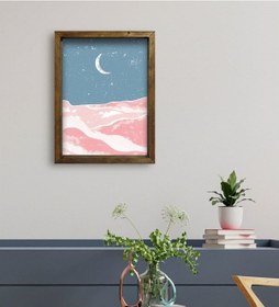 Resim Bk Gift Otel Odası Konseptli Doğal Masif Ahşap Çerçeveli Tablo 45 (551119965) 