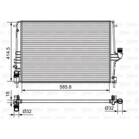 Resim Valeo 735635 - Radyatör Dacıa Duster 10 Logan 05 1.5 Dci Mek.şan 