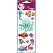 Resim Face Sticker Renkli Kabartma 3d Fc-172 