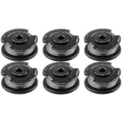 Resim Bosch Easygrasscut 23, 26, 18, 18-230, 18-260, 18-26 Misinalı Kesme Makinesi Makarası Ve Misinası 6'lı Paket F016800569 Yedek Siyah 