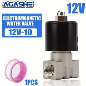 Resim Willowhaven Agashe 12v/24v 304 Paslanmaz Çelik Elektrikli Solenoid Vana - Su Hava Gaz Viton Nc Endüstriyel 