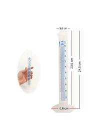Resim Aek-tech 0-40 Etil Alkol Alkolmetre Ve 100ml Plastik Mezür Seti 