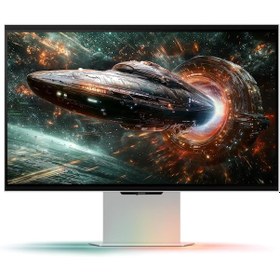 Resim Samsung 27" Odyssey 3d G90xf 4k 165 Hz Gaming Monitör Gümüş 