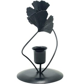 Resim Zcjb Düğün Masası Ginkgo Siyah-2 Yaprak-64782 