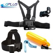 Resim Gplus St005 Gopro Eken Sjcam Aksiyon Kamera Aksesuarı 5 Parça Set 