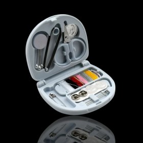 Resim Tg Tek-İş Global Mini Seyahat Dikiş Seti – Çok Fonksiyonlu Çanta Boy Acil Durum Dikiş Kiti | Taşınabilir Iğne Iplik Seti Ev ve Yolculuk Için 