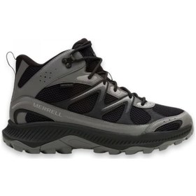 Resim Merrell J038724 Tempo Exp Mid Wp Outdoor Siyah Unisex Bot Siyah 