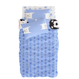 Resim Paws and Claws Çift Taraflı Pamuk Saten Çok Renkli Çocuk Nevresim Seti 140x200cm 