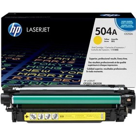 Resim Hp Color Laserjet Cp3525X Sarı Toner Ce252A (7.000 Sayfa) 