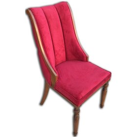 Resim Bengimobilya Sandalye Safir Papel Kapitone Kayın Ince Torna Retro Model Ortope 