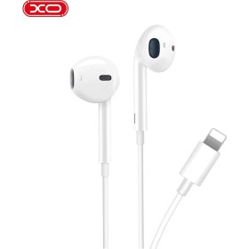 Resim Xo EP3 Lightning Çıkışlı Kablolu Kulaklık Bluetooth Gerektirmez Tak Çalıştır Ekstra Bass ve Mikrofonlu 
