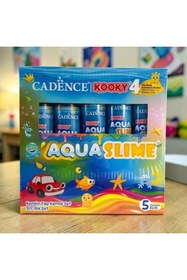Resim Cadence Kooky Aqua Slime Kendin Yap Karma Set 5 Renk 