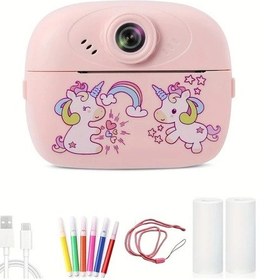 Resim Chuangyinshop Pink Color Ips Ekran Profesyonel Kamera Fotograf Desteği Usb Şarj Hd Dijital Web Kamera 