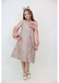 Resim Xo Kids Kız Çocuk Elbise 3-10 Yaş 3925 Somon 