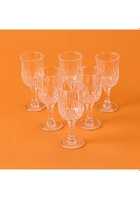 Resim Aroww Berry 6'lı Kahve Yanı Bardağı - Şeffaf - 180 Ml Çok Renkli 