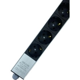 Resim Ne-Ad 6'lı Kablosuz Grup Priz Aluminyum Gövde 16A 250V 4000W 