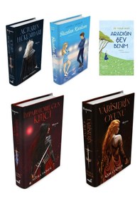 Resim Adora Yağmur 4 Kitap Ciltli Set Varislerin Oyunu Buzdan Kıvılcım 