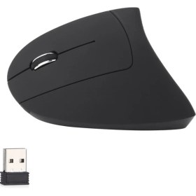 Resim Hua3C 800/1200/1600 Dpı USB Şarjlı Sol El Için Dikey Kablosuz Oyun Faresi (Yurt Dışından) 