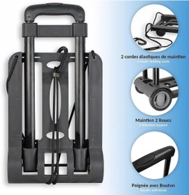 Resim Express Reyon Katlanır Taşıma Arabası Ergonomik Tasarım Yük Koli Kargo Malzeme Taşıma El Arabası 