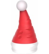 Resim Carmine 10 Modlu Titreşimli Şarj Edilebilir Su Geçirmez Yılbaşı Noel Şapkası Model Vibratör Mor 