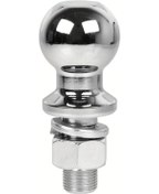 Resim Dashanshop Gümüş Yuvarlak Krom Römork Çekme Topu M22 Arazi Aracı Tekne Kurtarma 