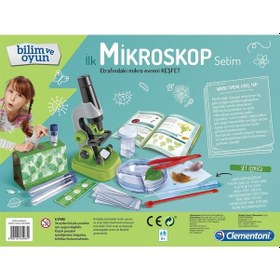 Resim Clementoni Bilim ve Oyun Ilk Mikroskop Setim 
