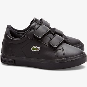 Resim Lacoste Powercourt Bebek Siyah Spor Ayakkabı 