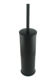 Resim Fkn Sallanır Kapaklı Siyah Çöp Kovası 8 Litre - Klozet Fırçalı Banyo Seti Siyah 