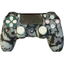 Resim Playstation 4 Ps4 Dualshock Joystick Kamuflaj Tasarım Silikon Kılıf 