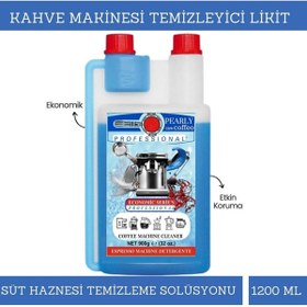 Resim PEARLY CARE COFFEO Kahve Makinesi Süt Haznesi Ve Süt Çubuğu Temizleyici Sıvı - 1200 ml 