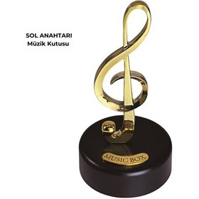 Resim Sol Anahtarı Müzik Kutusu 