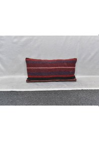 Resim Zehra Abla Halı Yeni El Dokuma Dekoratif Lumbar Kilim Kırlent Yastık Kılıfı 6160 