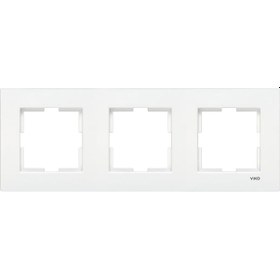 Resim VİKO KARRE BEYAZ ÜÇLÜ ÇERÇEVE 