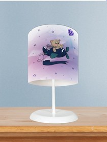 Resim Mekta Home Bebek Ve Çocuk Odası Uçan Sevimli Hayvan Desenli Abajur 