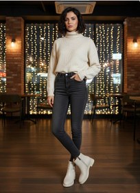 Resim Pierre Cardin 910 Logo Detaylı Günlük Fermuarlı Kadın Bot 867800000768 14 Bej Bej 