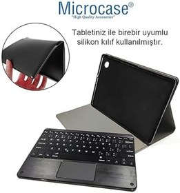 Resim Microcase Samsung S8 Ultra - S9 Ultra Tablet için Tablet Bluetooth Touchpad Klayve + Mouse + Kılıf- BKK19 