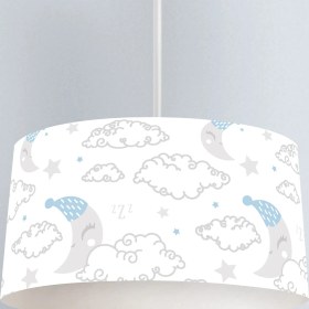 Resim instababyrooms Çocuk Odası Dijital Baskılı Dekoratif Sarkıt Avize Model 1414 