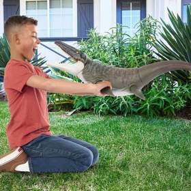 Resim Jurassic World Rebirth Devasa Mosasaurus Figürü JGB51 