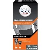 Resim HDY Store Veet Men Tüy Dökücü Krem Seti 100 + 50 ml Alkol İçermeyen Hassas Ciltler İçin Özel Özellik 