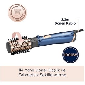 Resim Babyliss AS965E Stylepro 1000 W Döner Başlıklı Hava Üflemeli Saç Şekillendirme Seti 
